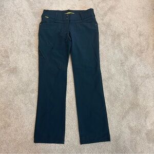 Lole navy blue travel pants straight leg Sz 8